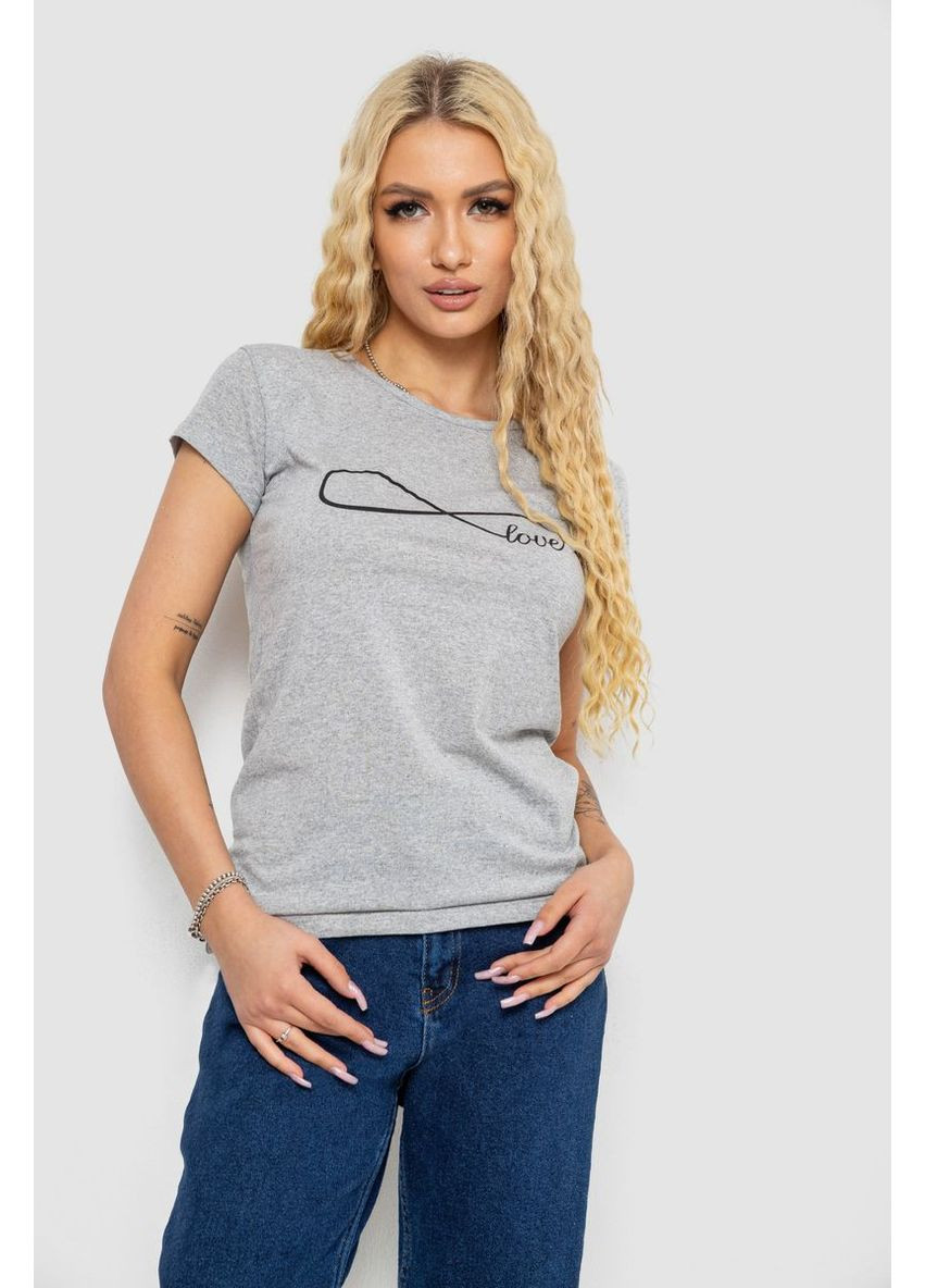 Женская футболка с принтом, 244R2207 Ager - (360858400)