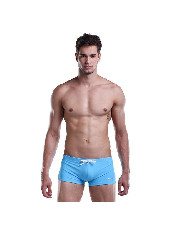 Мужские голубые пляжные, спортивные, повседневные, кэжуал мужские плавки хипсы голубой 3937 хипсы Sport Line