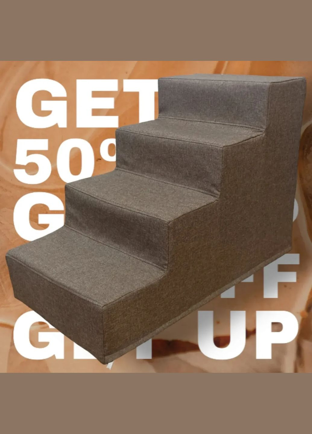 Ступени для собак – безопасный подъем на диван/кровать. Лестницы для собак – идеально для больных и пожилых животных No Brand (342719233)