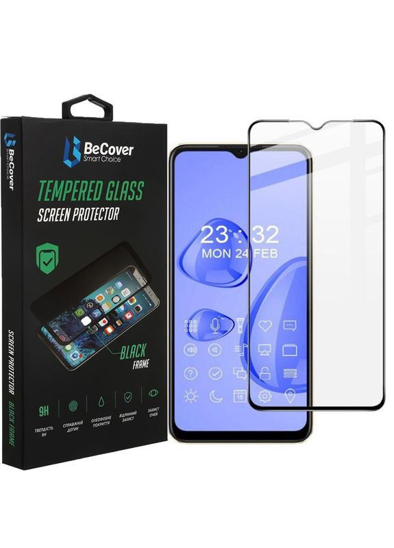 Захисне скло для Oppo A57s Black (708550) BeCover (336954780)