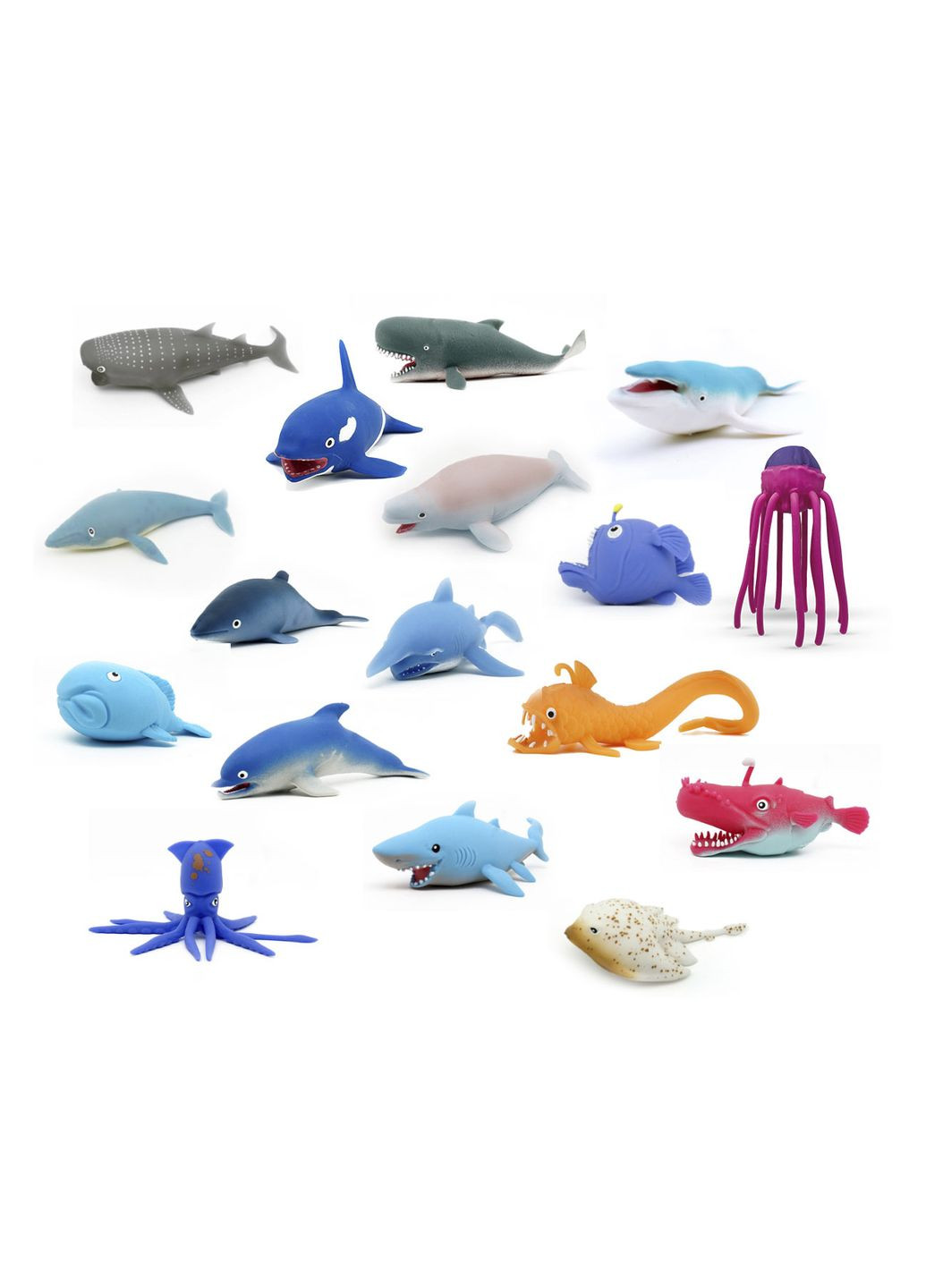 Стретч-игрушка в виде животного - ПОДВОДНЫЕ ВЛАДЫКИ. МОРЕ И БЕЗДНА цвет разноцветный ЦБ-00283065 sbabam (349226330)