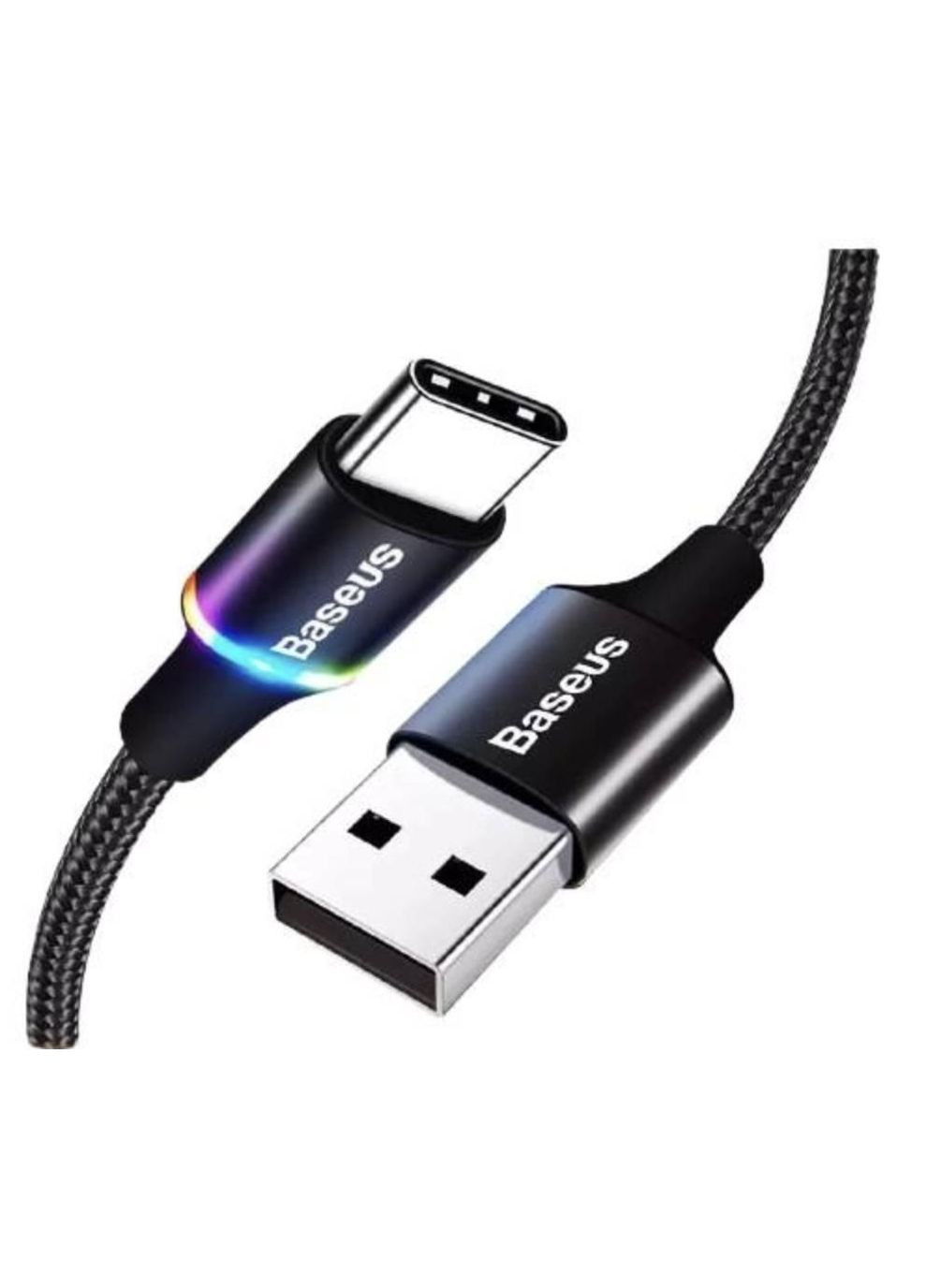 Зарядка USB кабель для синхронізації і зарядки Android і інших пристроїв USB Type-C з led Baseus (349843921)