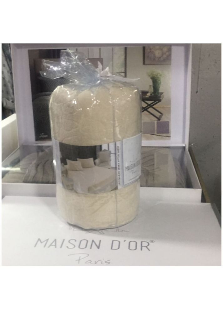 Простирадло apricot махрова на резинці 180x200 + наволочки 2-50x70 Maison D'or (366091598)