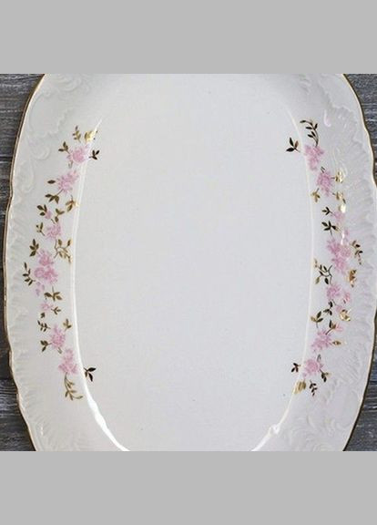 Блюдо Rococo 33 см овал.33 см Rococo 9704 Cmielow (322000722)