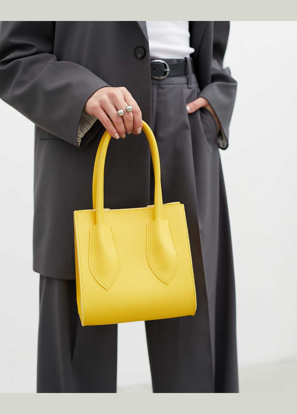 Сумка женская кросс боди экокожа (wel-11415) Желтая WeLassie (299984604)