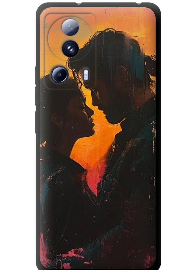TPU черный чехол 'Любовь на полотне' для Endorphone Xiaomi 13 Lite (286766563)