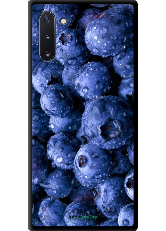 Чехол на Samsung Galaxy Note 10 Голубика "4459b-1718-70447" Endorphone (387709480)