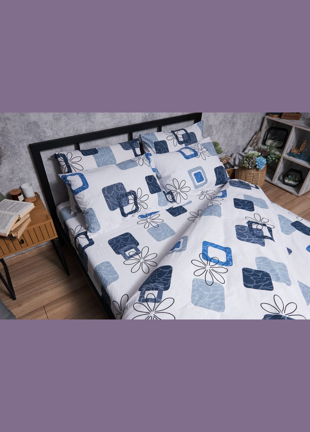 Комплект постельного белья Бязь Gold Люкс «» евро 200х220 наволочки 2х50х70 (MS-820004736) Moon&Star Silky Touch (293147985)