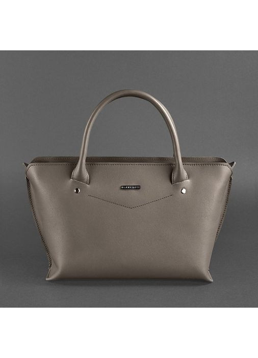 Женская кожаная сумка Midi темно-бежевая BlankNote (348359402)