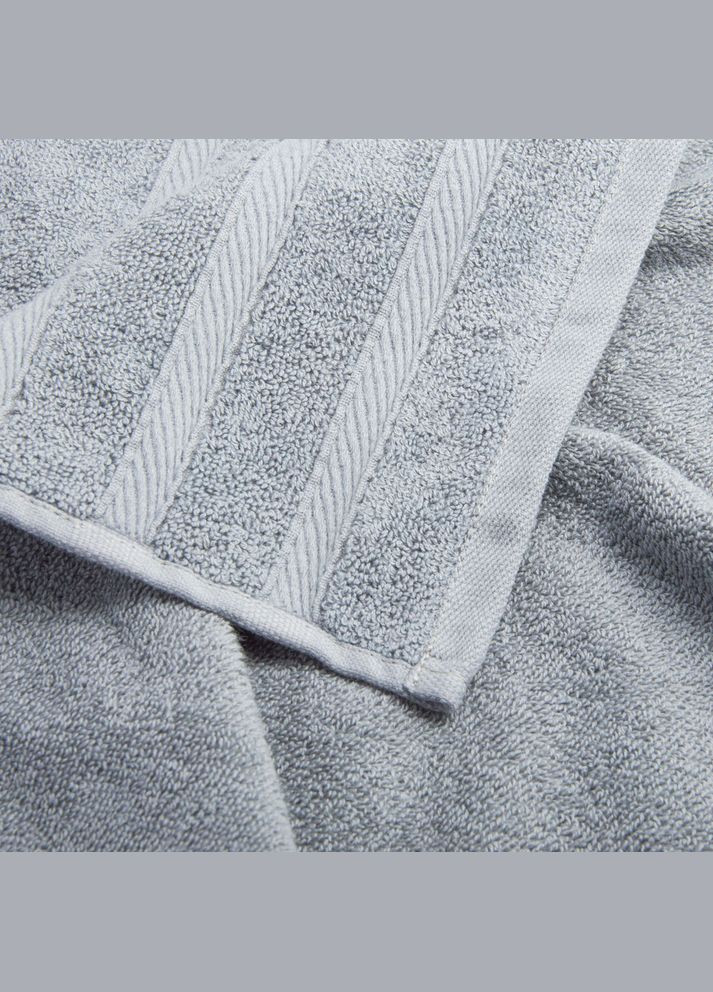 IDEIA полотенце салфетка махровое 30х50 косичка серая серый производство - Узбекистан