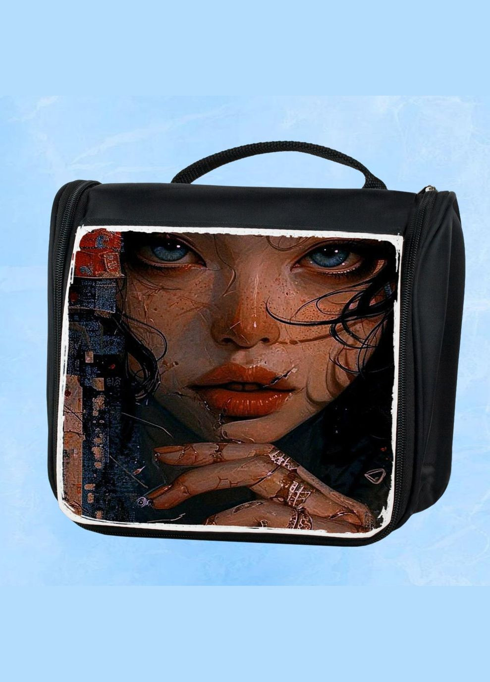 Дорожная сумка - органайзер для косметики несессер Art #405 Черная No Brand (318677212)