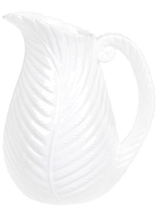 Ваза керамічна "Лист папороті" 27.5см, біла Bona (372174146)