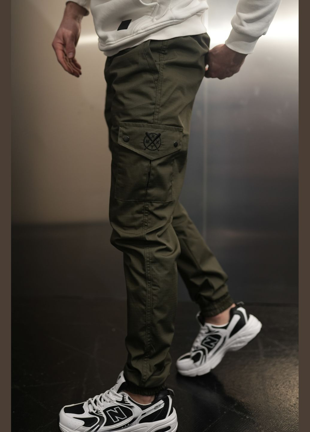 Чоловічі карго штани Olive Rextim Criminal (332955617)