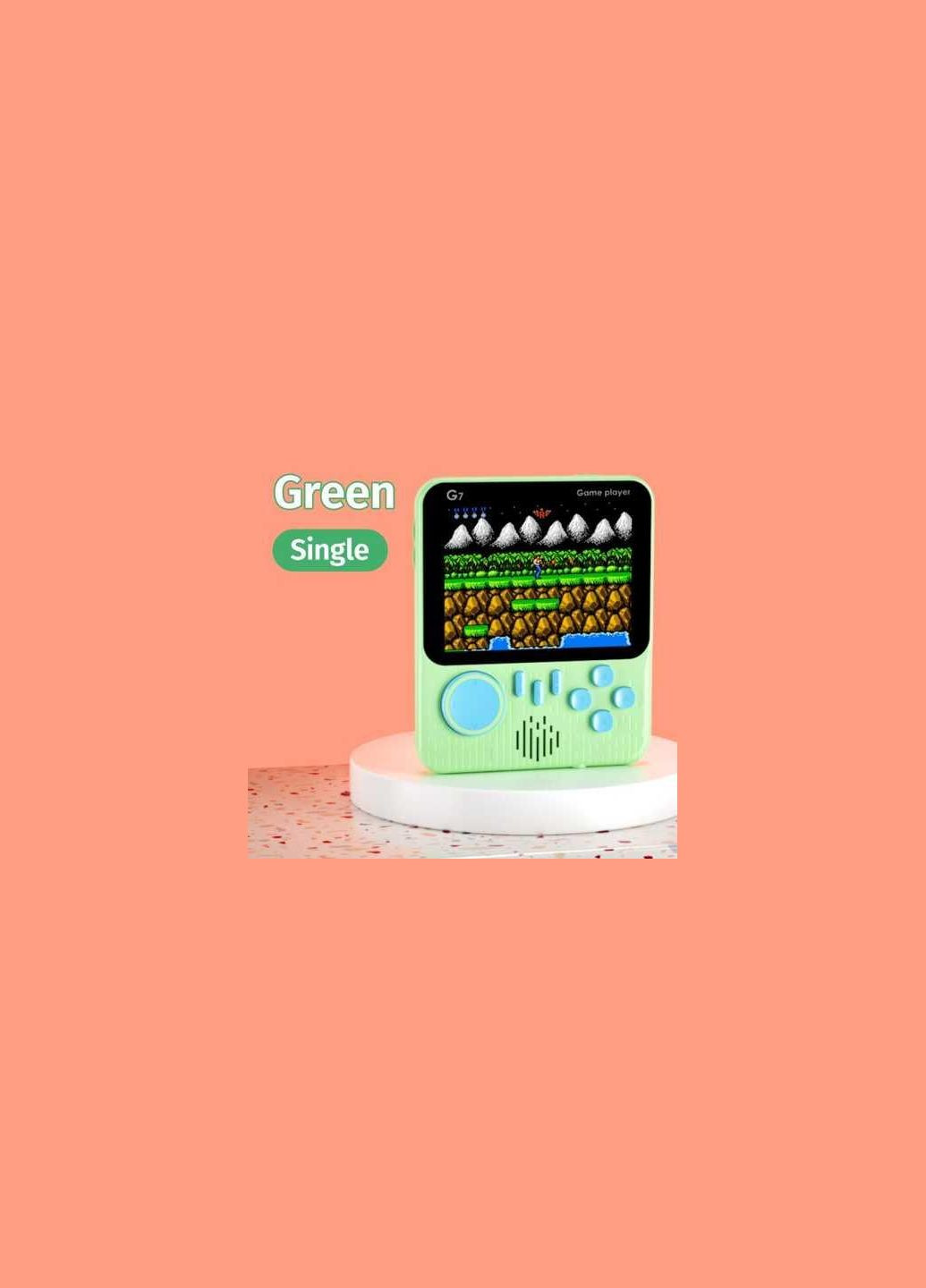 Портативная приставка игровая ретро G7 зеленая No Brand (280877922)