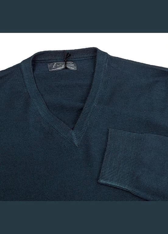 Сірий пуловер sweater merinos v neck Australian