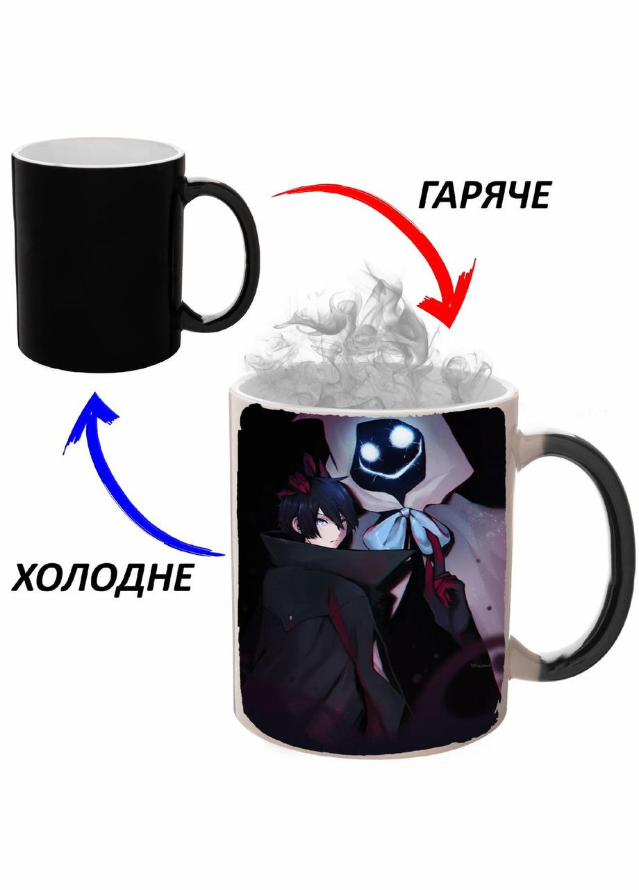 Чашка хамелон Мемуари Ванітаса Аніме #013 (кухоль, горнятко) Чорна 330 мл No Brand (323471870)