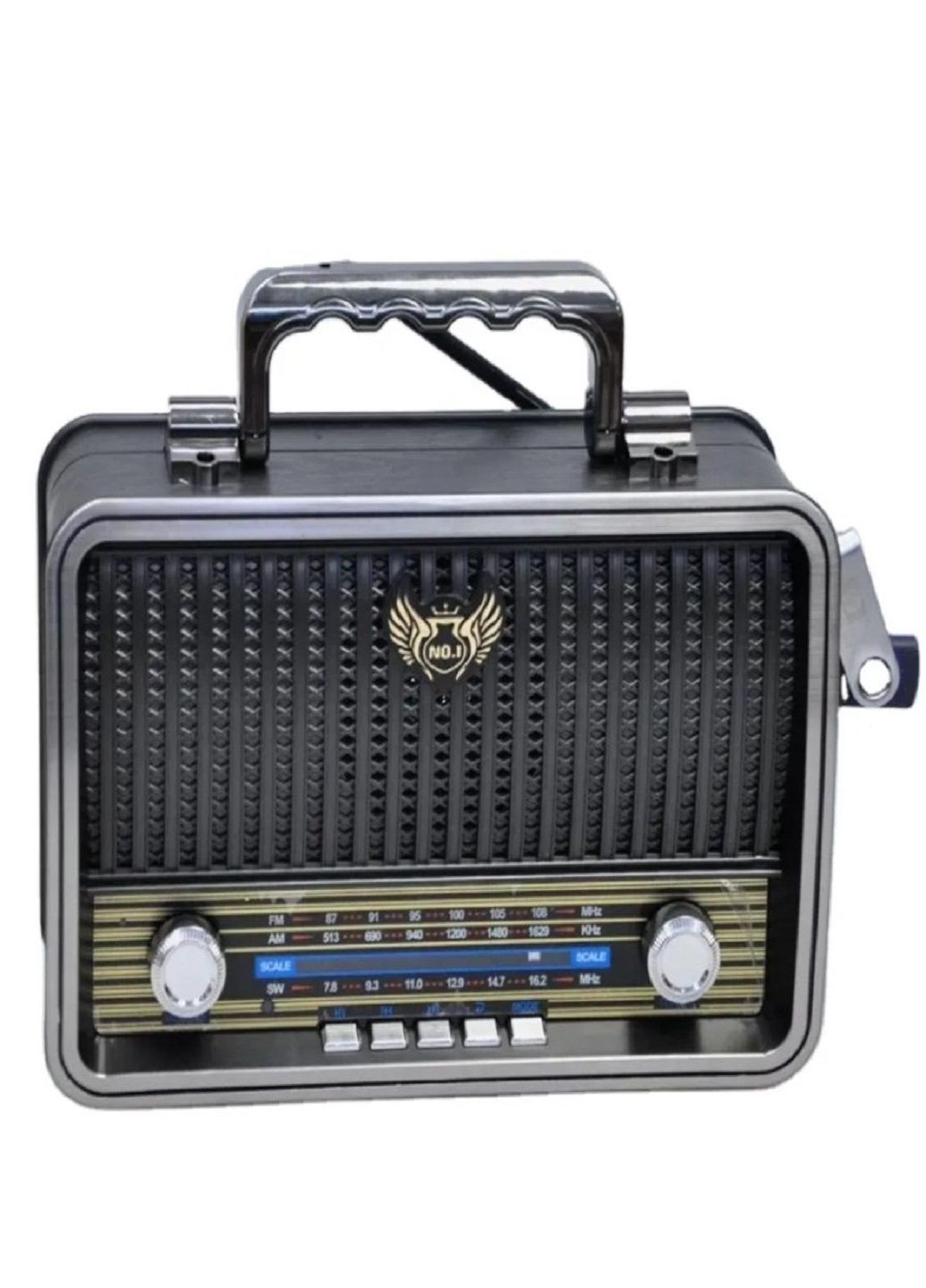 Радіоприймач портативний Kemai MD-1909 радіо на акумуляторі Сірий VTech (319205398)