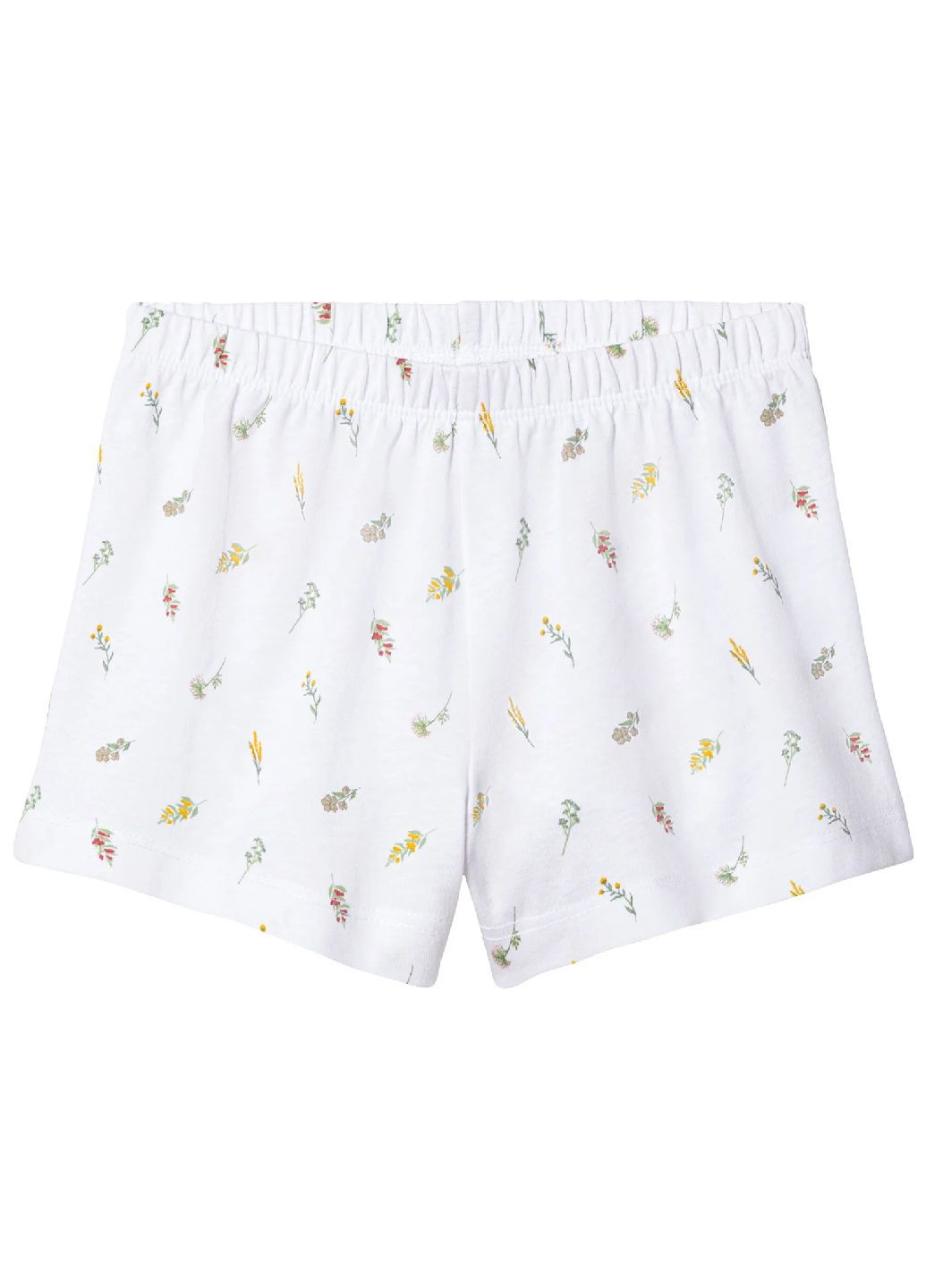 Белая всесезон хлопковая пижама (футболка, шорты) футболка + шорты Lupilu