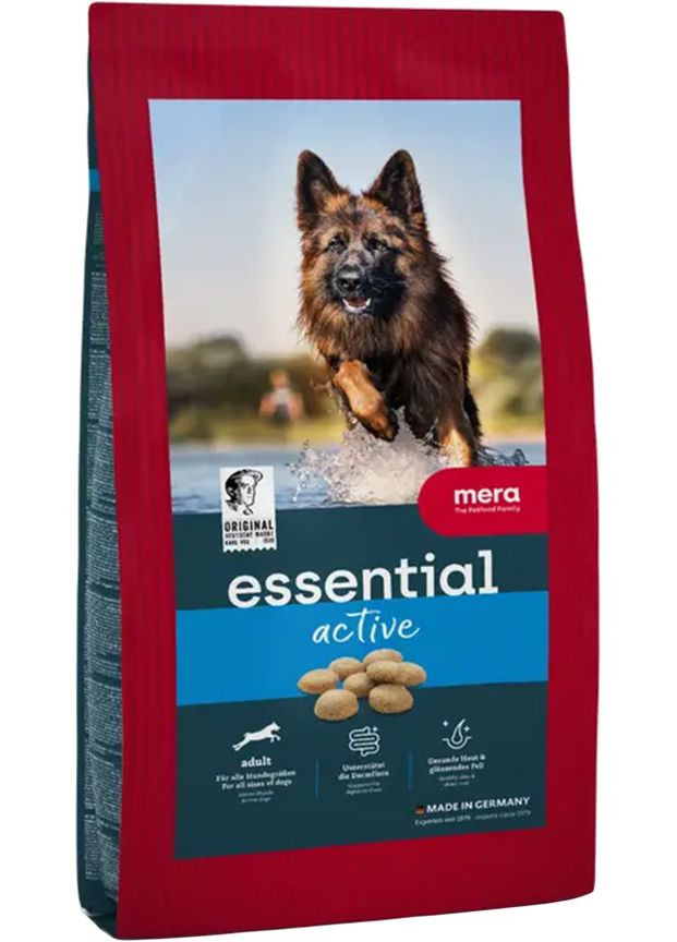 Сухой корм essential Active для взрослых собак с высокими энергетическими потребностями 2 кг (4025877615306) Mera (364787527)