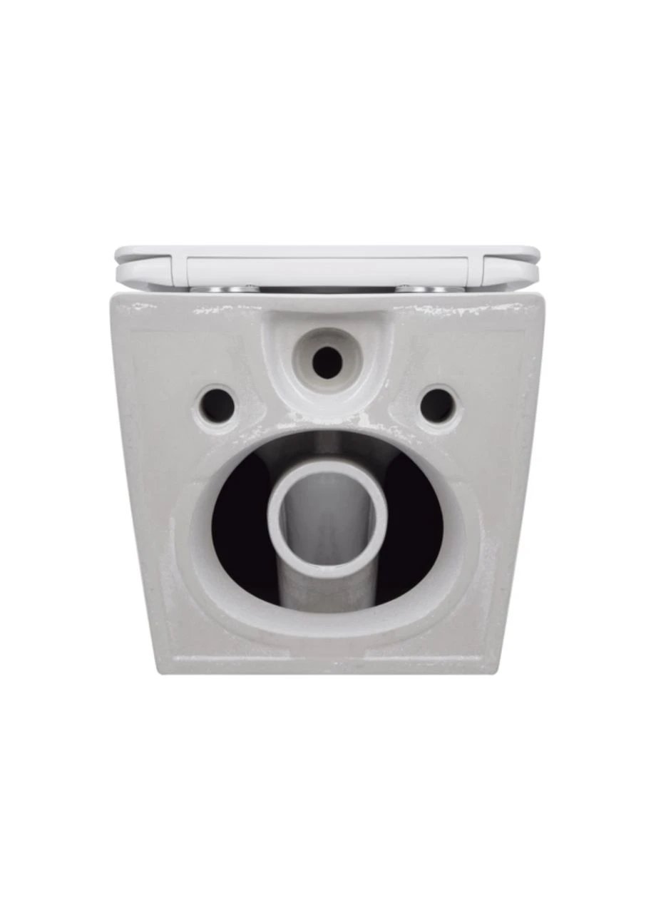 Унітаз підвісний Jay безобідковий Ultra Quiet із сидінням Soft-close QT07335177W Qtap (395712933)