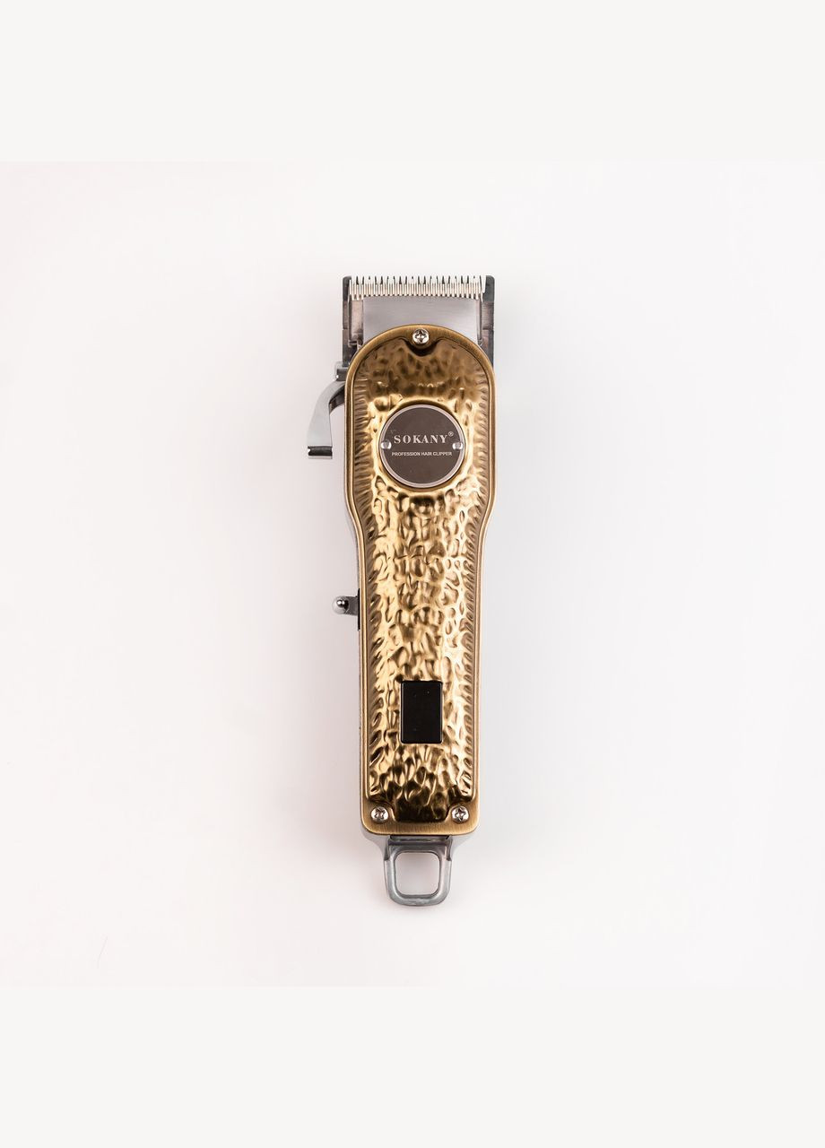 Машинка для стрижки SK-LF-9976 аккумуляторная с 4 насадками и USB золото. Sokany (327874752)