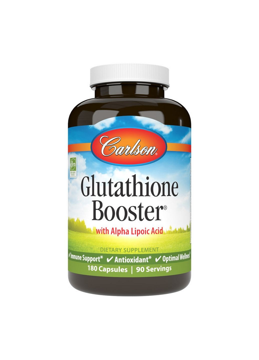 Натуральная добавка Glutathione Booster, 180 капсул Carlson Labs (293479271)