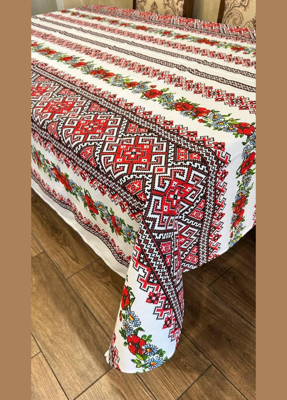 Скатерть с украинским орнаментом гипоаллергенная 150х220 см (П4КЕ05020-53) No Brand (306633483)