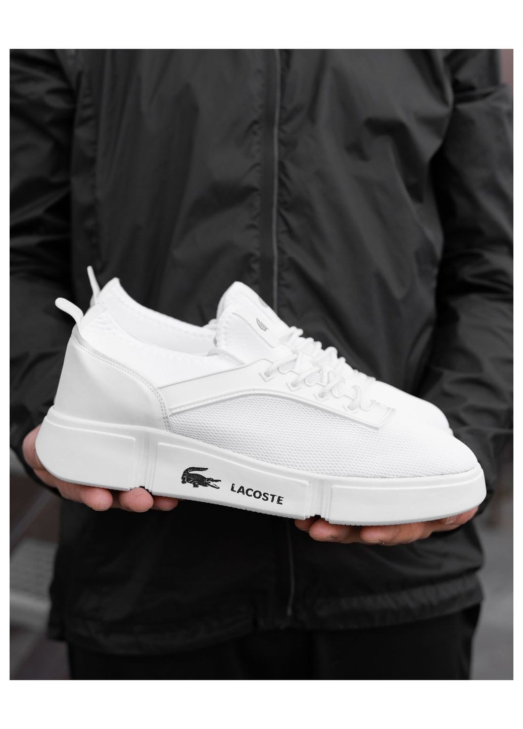 Білі всесезонні кросівки No Brand