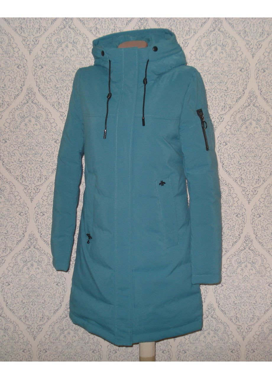 Зелена демісезонна куртка жіноча зимова 8831 Athena