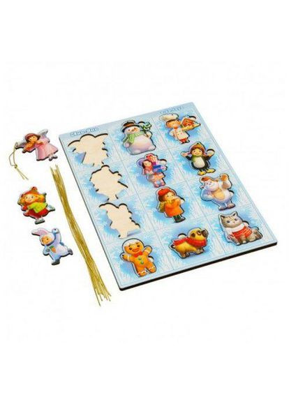 Сортер-вкладыш большой "Новогодний 1" (197313) Ubee (363838527)