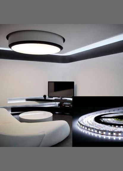 Світлодіодна стрічка ST-12-2835-120-CW-20-V3 1500Lm/m біла, негерметична, 1м OEM (315138617)