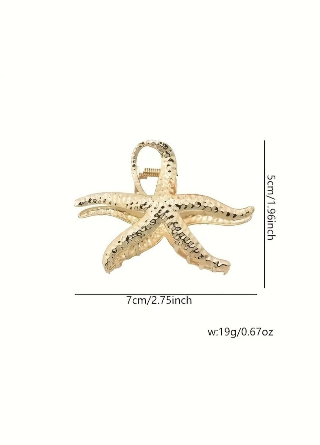 Заколка крабик "Морская звезда" China (356567677)