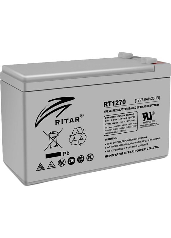 Аккумулятор AGM 12V 70Ah (RA12-70) Ritar (323109120)