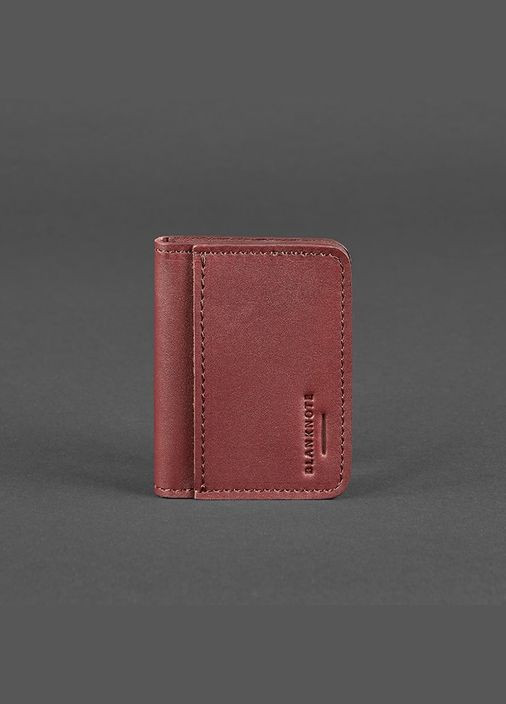 Кожаный переплет для ID-паспорта и водительских прав 4.1 бордовый с гербом (A-027573) BlankNote (328444861)