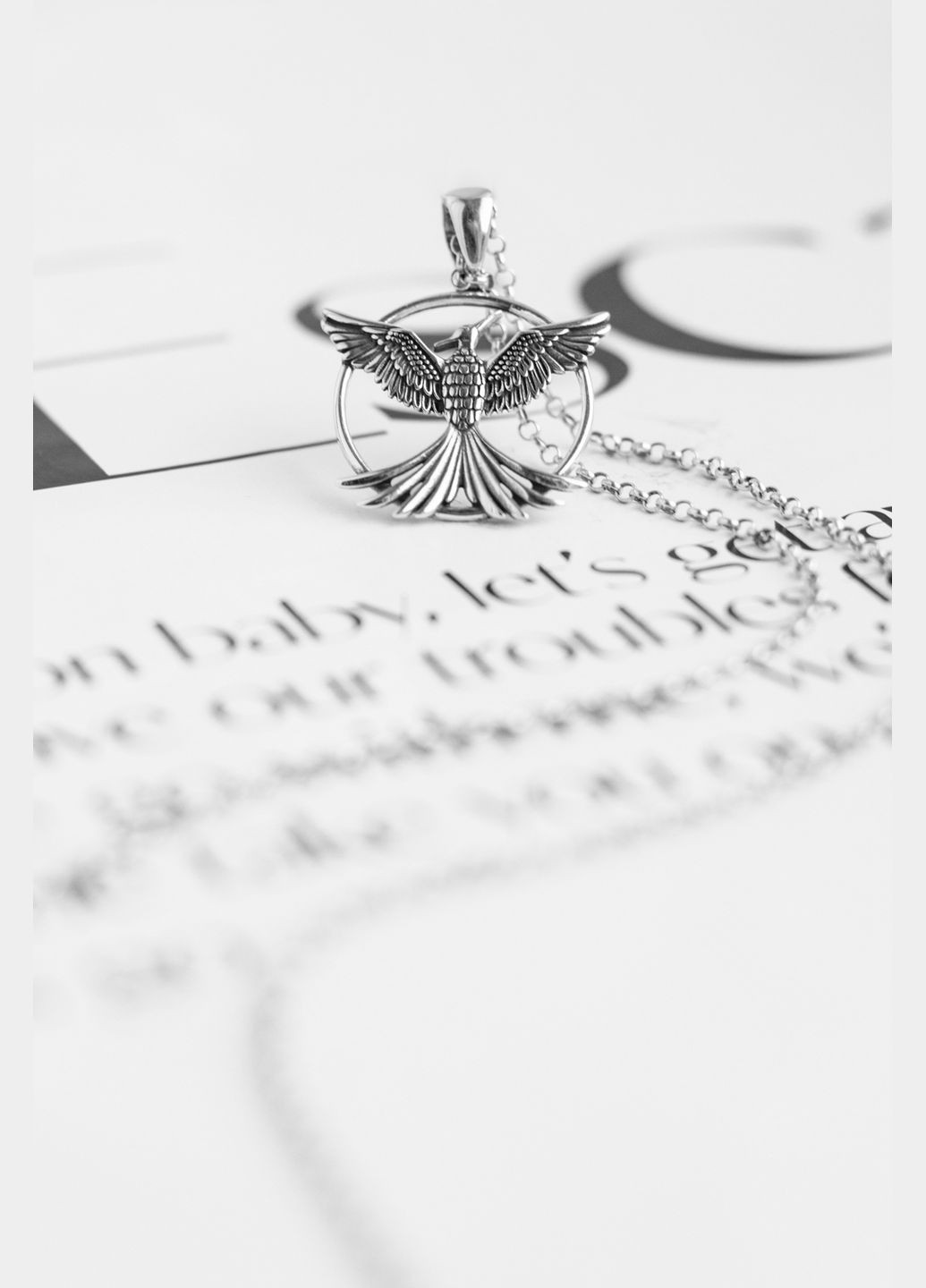 Серебряный кулон Птица Феникс (7311) IRIJ (331017192)