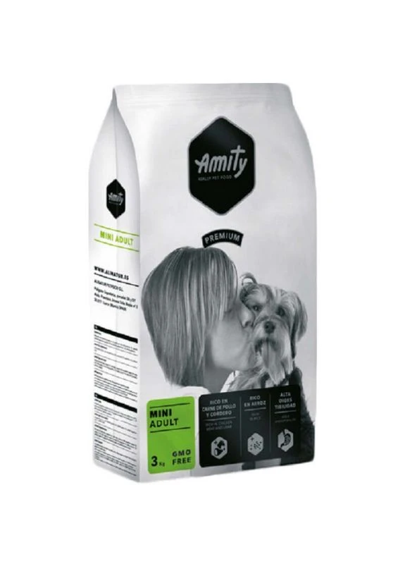 Premium Chicken&Lamb Mini Adult - Сухий корм з куркою та ягням для дорослих собак малих порід - 3 кг AMITY (380411152)