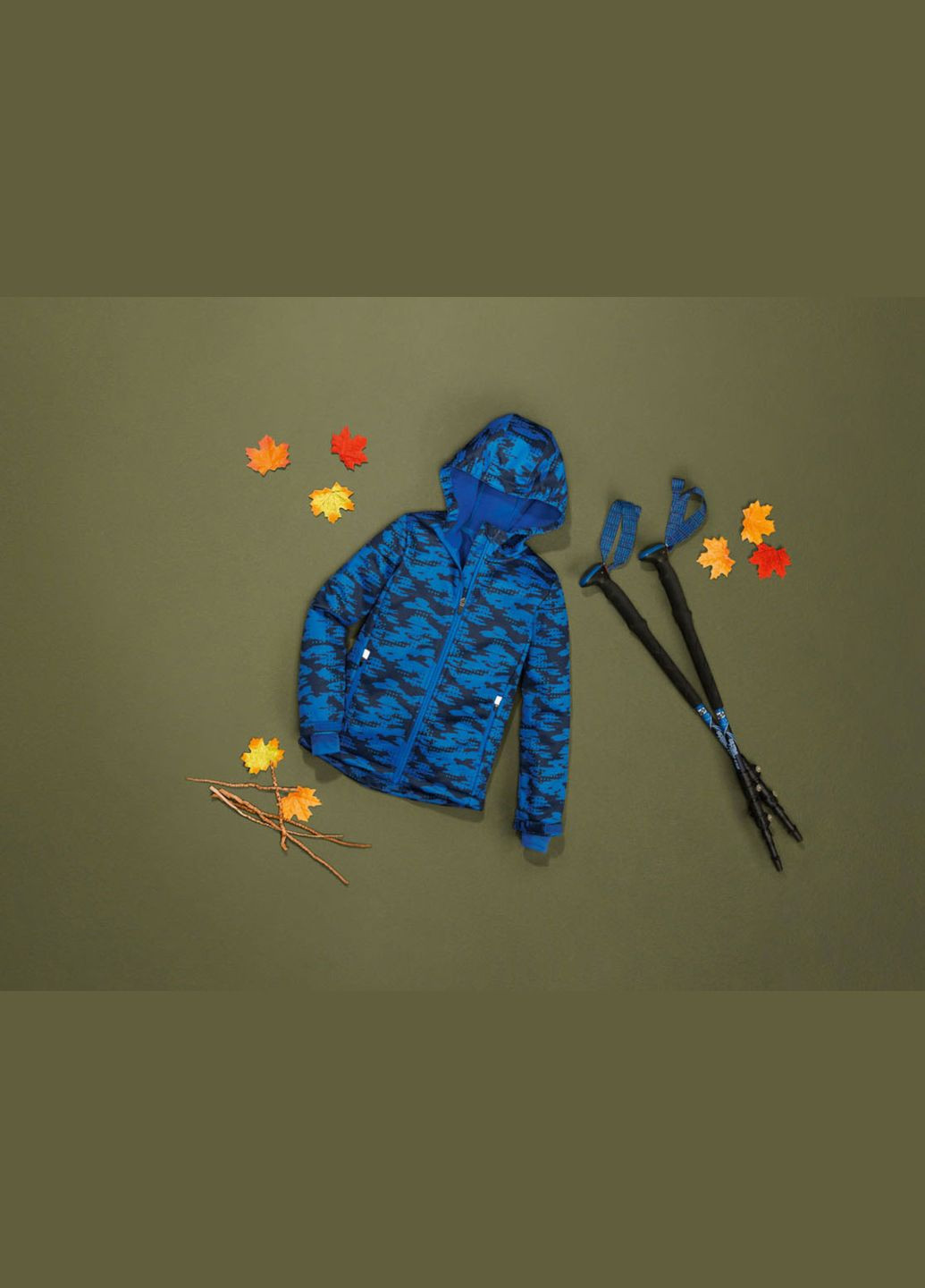 Синяя демисезонная куртка softshell водоотталкивающая и ветрозащитная для мальчика dope dyed 376206 синий ROCKTRAIL