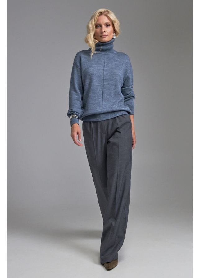 Синий свитер 2874 джинсовый Triko Bakh