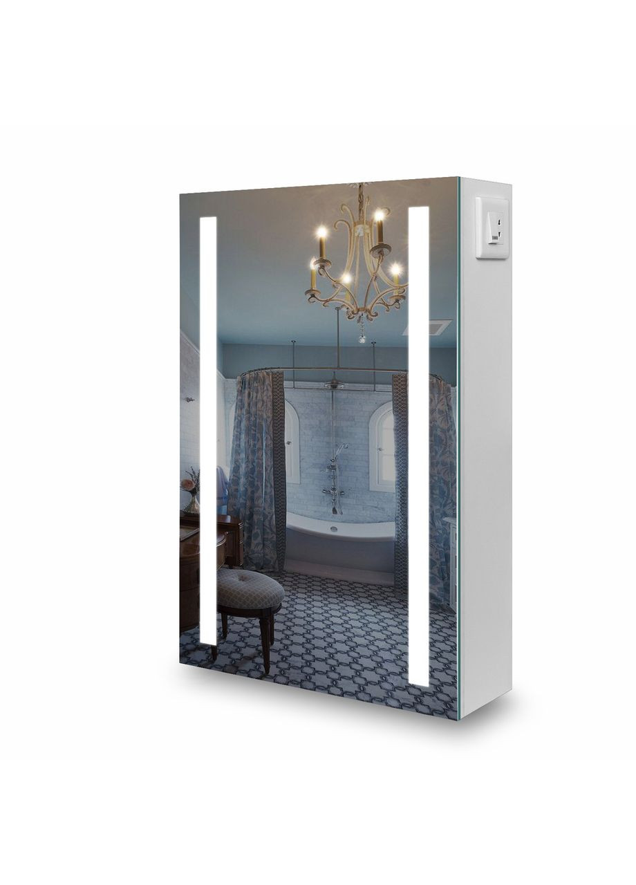 Дзеркальна шафа G13 - 40 з LED підсвічуванням (смуга) Seria A (372113757)