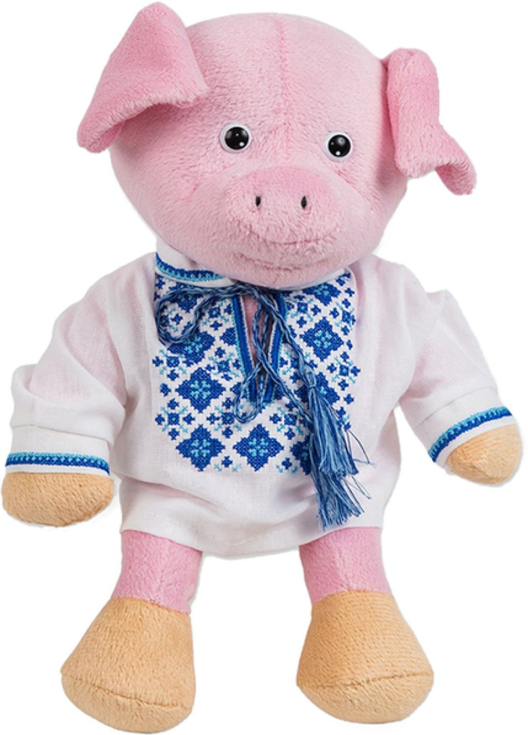 М'яка іграшка Cвинка-хлопчик у вишиванці - символ 2019 роки 25 см (СВ-0021) (4823061506436) Tigres (314823273)