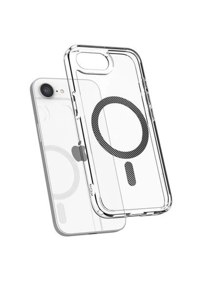 Прозорий чохол Ultra Hybrid MagSafe Clear Carbon Fiber для iPhone 17e | 16e (ACS09140) Spigen (402491784)