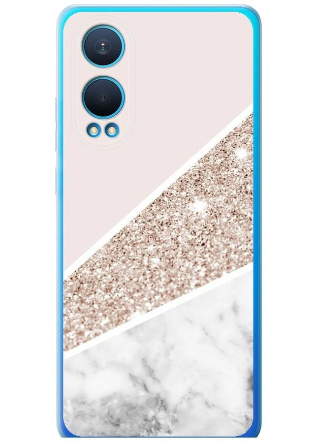 Силиконовый чехол 'Пастельный мрамор' для Endorphone OnePlus Nord CE4 Lite (401679266)