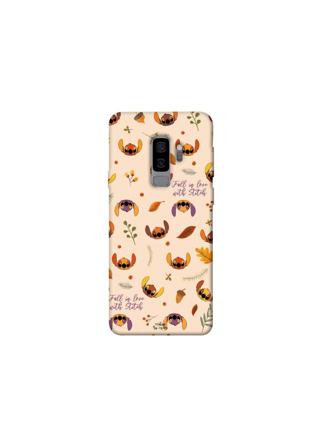 Чехол на Samsung Galaxy S9+ Fall in love with Stitch Frontalka (361093055)