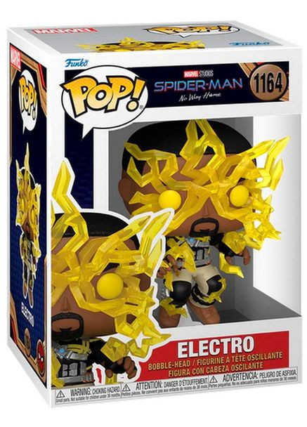 Колекційна фігурка Mystery Minis Марвел Людина павук Електро Marvel Spider-Man Electro 10 см FP SM E 1164 Funko (370776741)