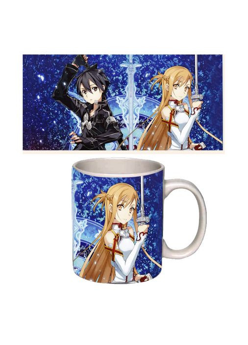 Чашка біла аніме Майстер Меча Онлайн Sword Art Online (z0698) No Brand (327004512)