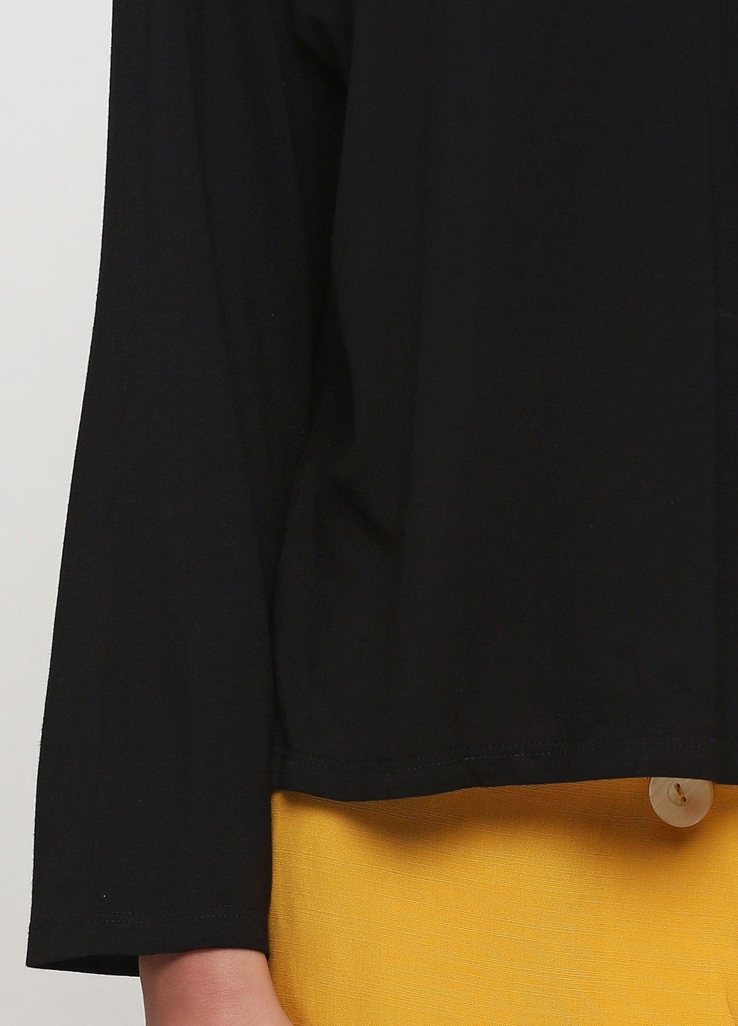 Черная демисезонная блузка Monki