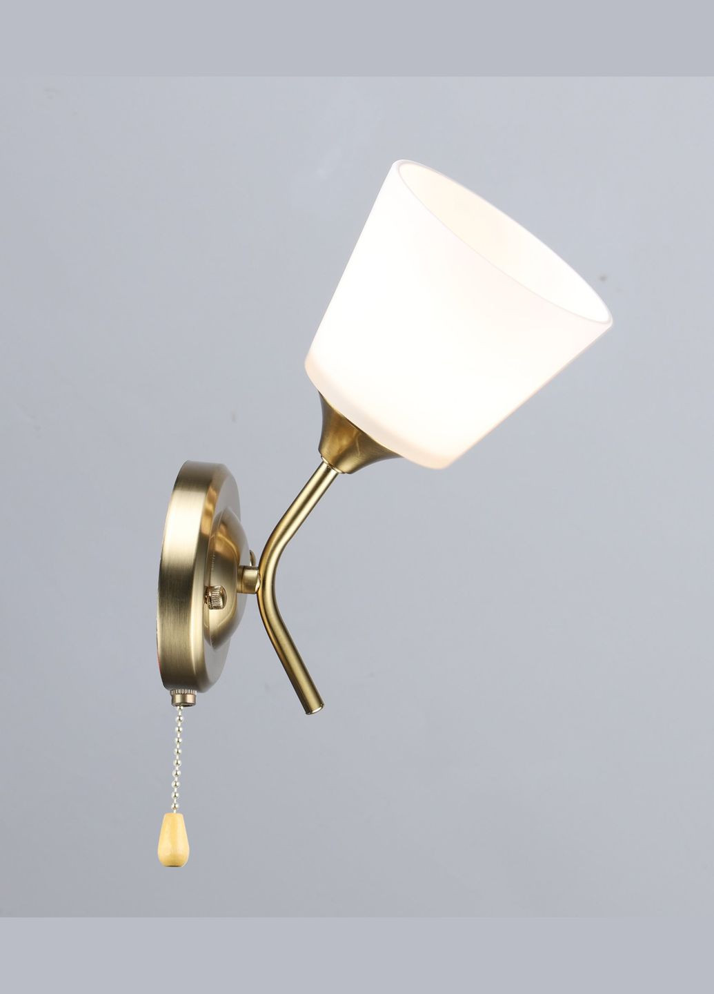 Бра с одним стеклянным плафоном N6628/1W (Медь) Valeso (353746751)