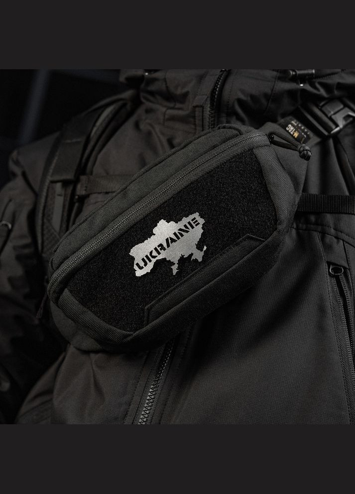 Нашивка Ukraine (контур) сквозная Laser Cut светоотражающая M-TAC (315047625)