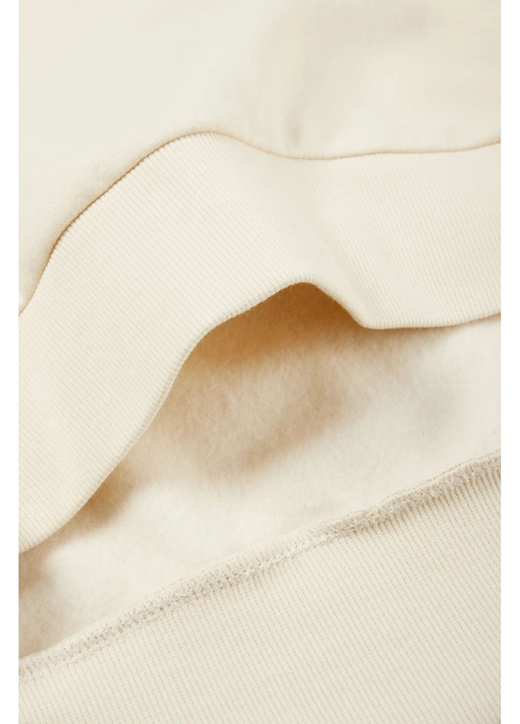 Бежевый свитшот из хлопка C&A однотонный (365716098)