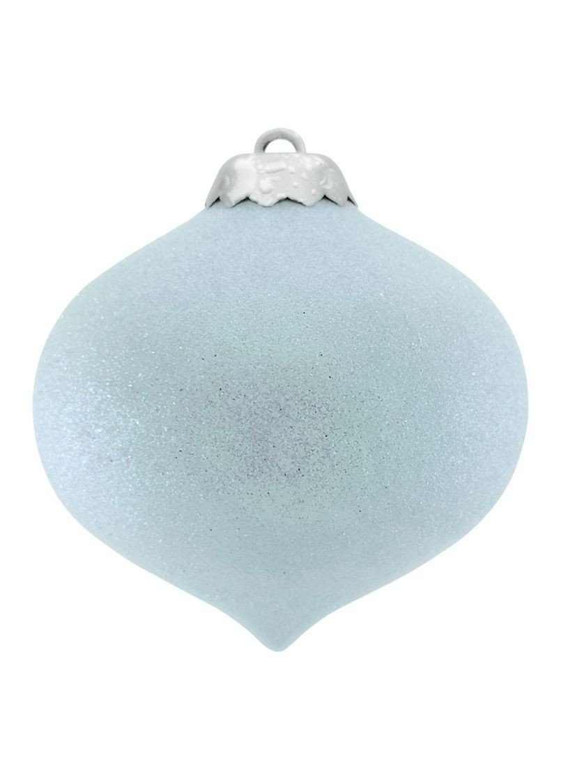 Елочное украшение Волчок малый белый 8х8х8,5 см MIS LT (365628167)